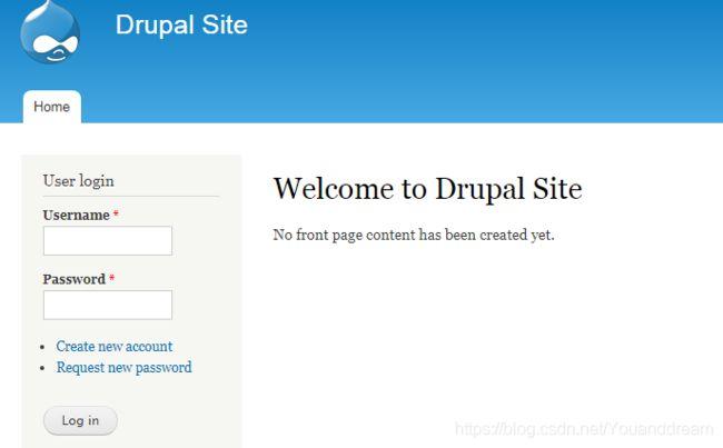 wappalyzer识别出该网站是drupal cms